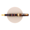 Leonardo Momento Zero Grande Mosaico Fountain Pen Anemone & Gold Leonardo Momento Zero Grande Mosaico Fountain Pen Anemone & Gold