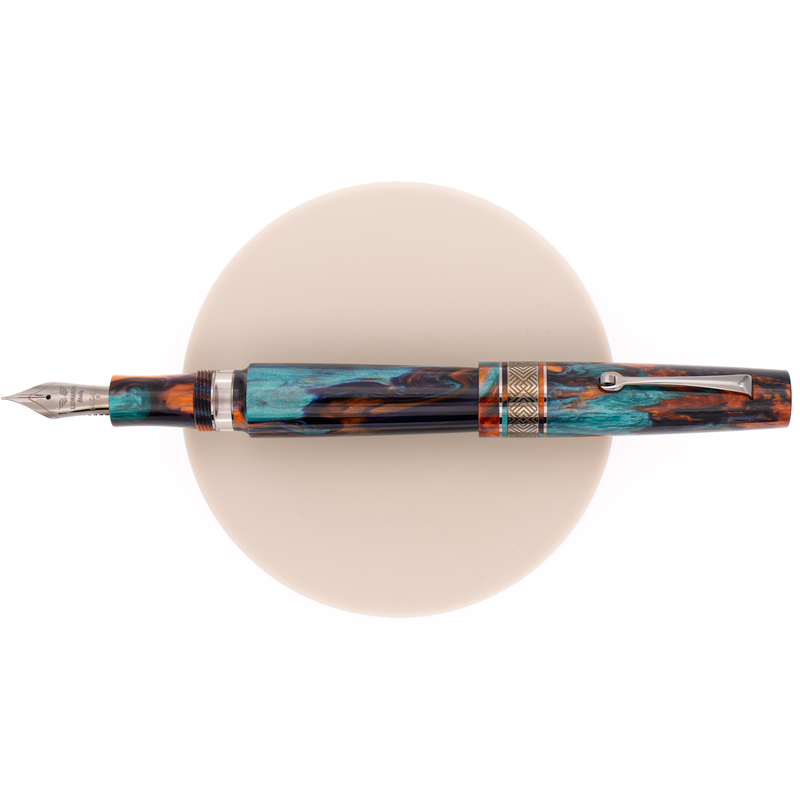 Leonardo Supernova Fountain Pen Bohemian Twilight & Ruthenium Limited Edition Leonardo Supernova Fountain Pen Bohemian Twilight & Ruthenium Limited Edition