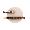 Leonardo Momento Zero Grande Mosaico Fountain Pen Anemone & Gold Leonardo Momento Zero Grande Mosaico Fountain Pen Anemone & Gold