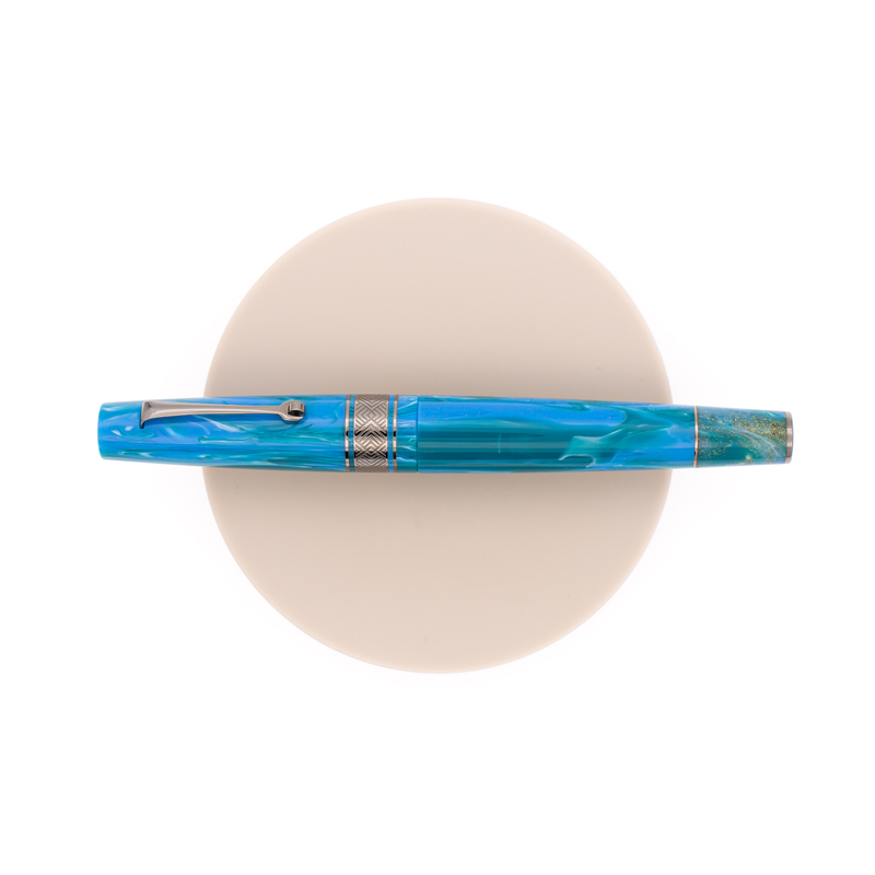 Leonardo Supernova Regular Fountain Pen Star Light Blue & Ruthenium