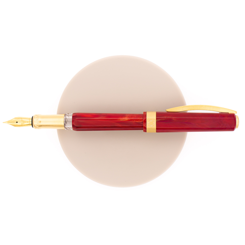 Visconti Opera Gold Fountain Pen Red Visconti Opera Gold Fountain Pen Red