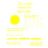 Color Traveler Wasanbon Oiri Pastel Yellow Ink Bottle 30 ml
