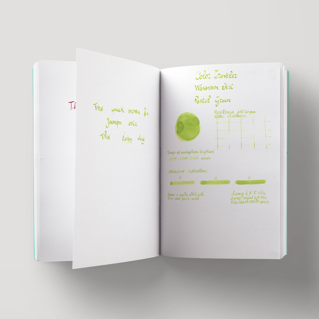 Color Traveler Wasanbon Oiri Pastel Green Inchiostro 30 ml