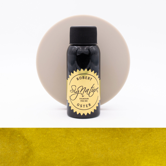 Robert Oster Ten Dollar Note Gold Ink Bottle 50 ml