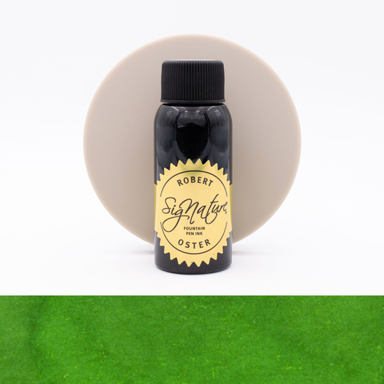 Robert Oster Ten Dollar Note Green Ink Bottle 50 ml