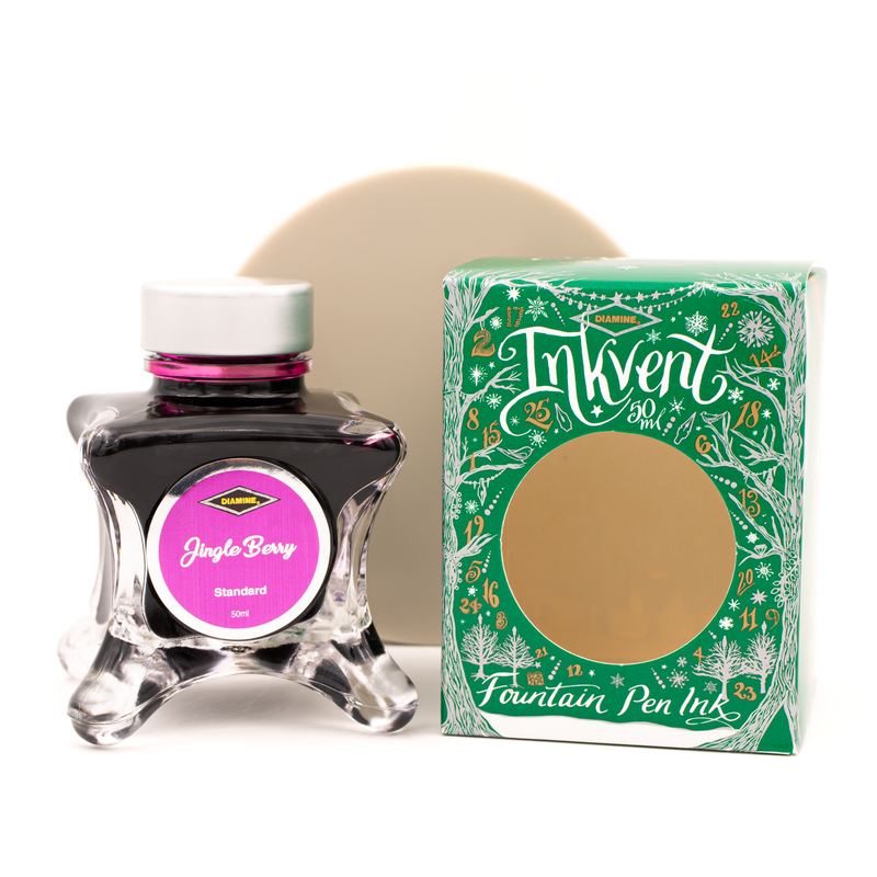 Diamine Inkvent Jingle Berry Ink Bottle 50 ml Green Edition