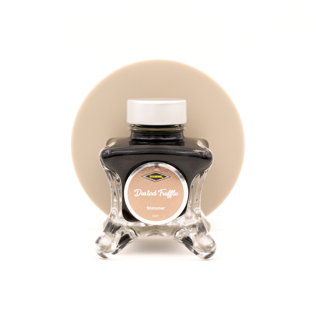 Diamine Inkvent Dusted Truffle Ink Bottle 50 ml Green Edition Shimmer
