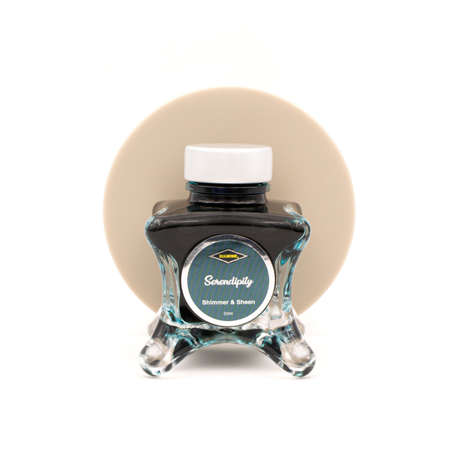 Diamine Inkvent Serendipity Inchiostro 50 ml Green Edition Shimmer & Sheen