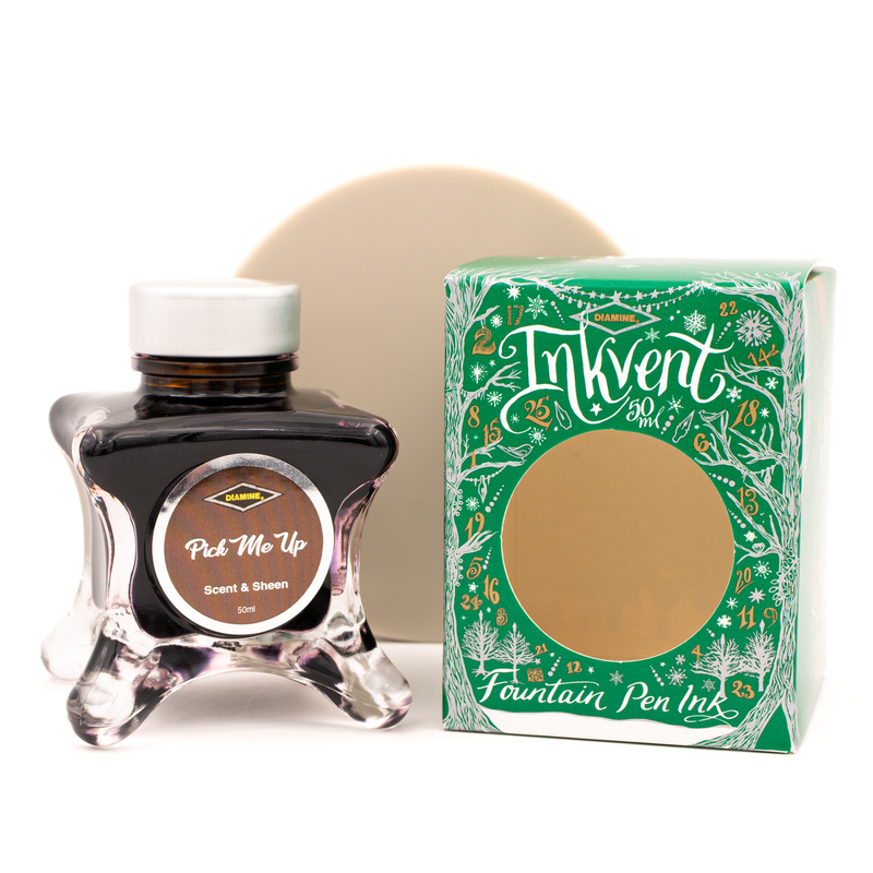 Diamine Inkvent Pick Me Up Inchiostro 50 ml Green Edition Scent & Sheen Diamine Inkvent Pick Me Up Inchiostro 50 ml Green Edition Scent & Sheen