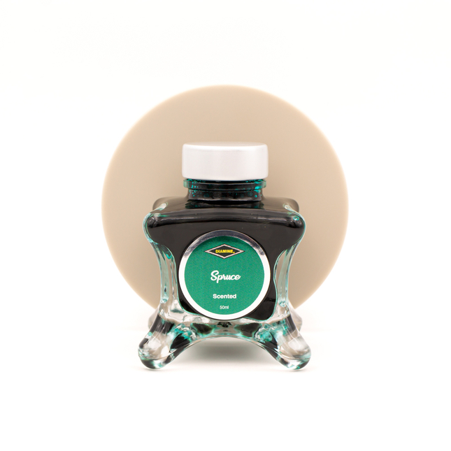 Diamine Inkvent Spruce Ink Bottle 50 ml Green Edition Scented