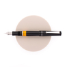 Delta Dune Fountain Pen Black & Rhodium