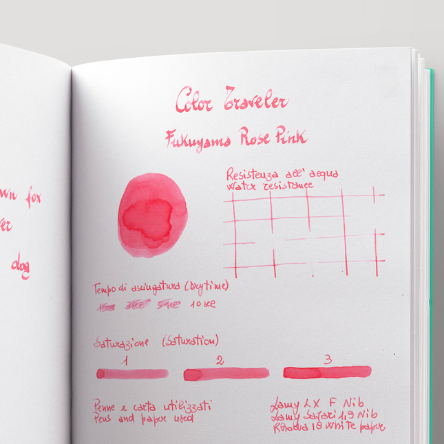 Color Traveler Fukuyama Rose Pink Ink Bottle 30 ml