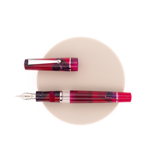 Delta Dune Fountain Pen Mirage & Rhodium