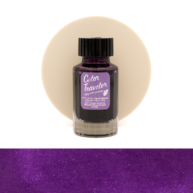 Color Traveler Miyoshi Pione Purple Ink Bottle 30 ml