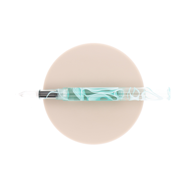 Guitar Penna con Pennino da Intinzione in Vetro Ice Mint