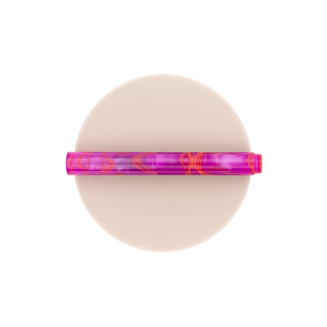 Guitar Portable Dip Pen with Glass Nib Sunset Pink