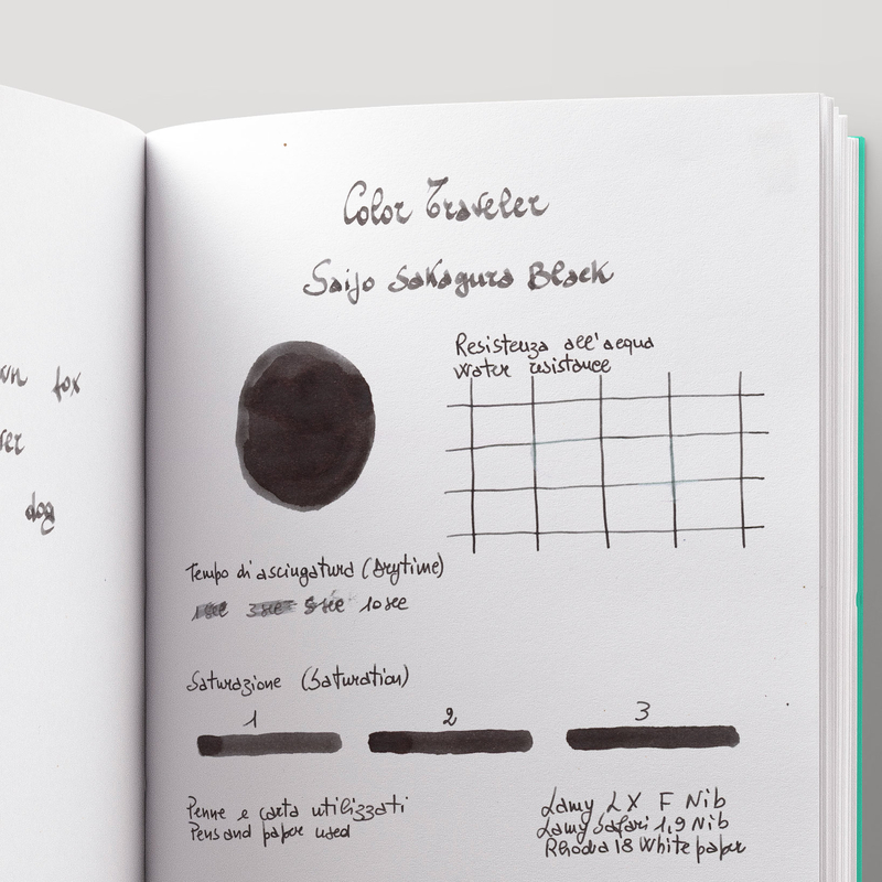 Color Traveler Saijo Sakagura Black Ink Bottle 30 ml