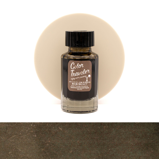 Color Traveler Tomonoura Sunset Sepia Ink Bottle 30 ml