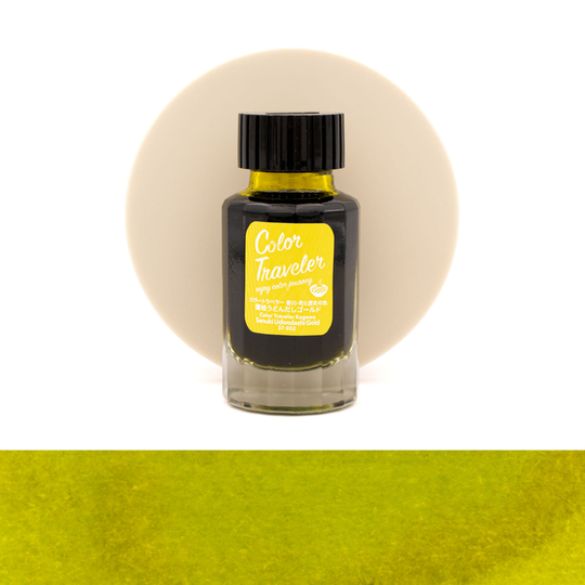 Color Traveler Sanuki Udondashi Gold Ink Bottle 30 ml