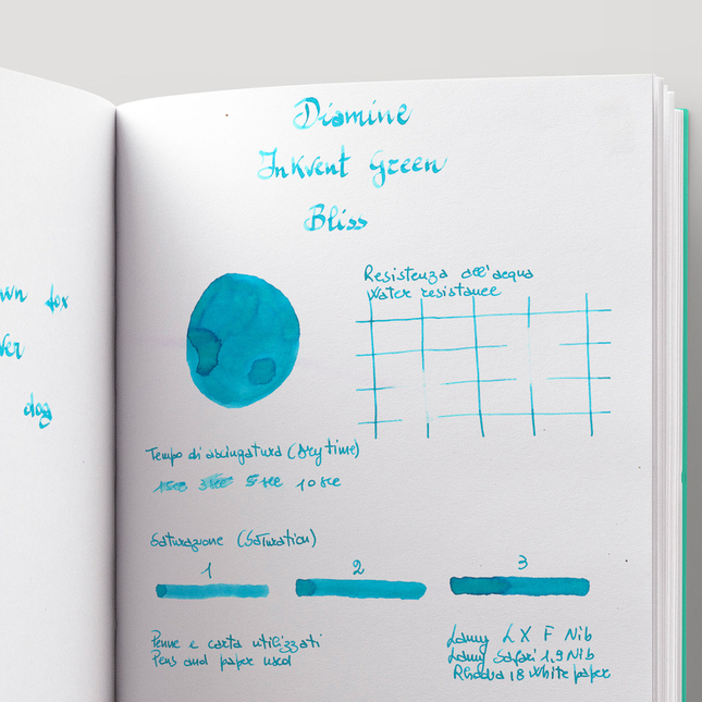 Diamine Inkvent Bliss Inchiostro 50 ml Green Edition