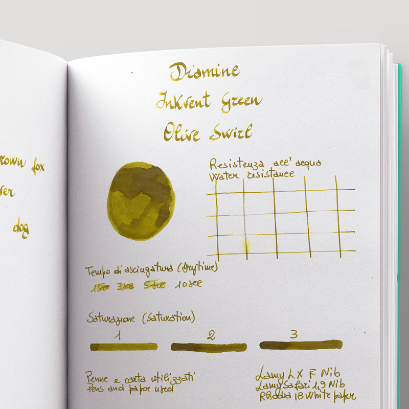 Diamine Inkvent Olive Swirl Ink Bottle 50 ml Green Edition Chameleon Diamine Inkvent Olive Swirl Ink Bottle 50 ml Green Edition Chameleon