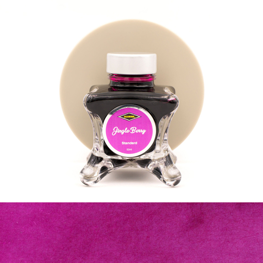 Diamine Inkvent Jingle Berry Ink Bottle 50 ml Green Edition