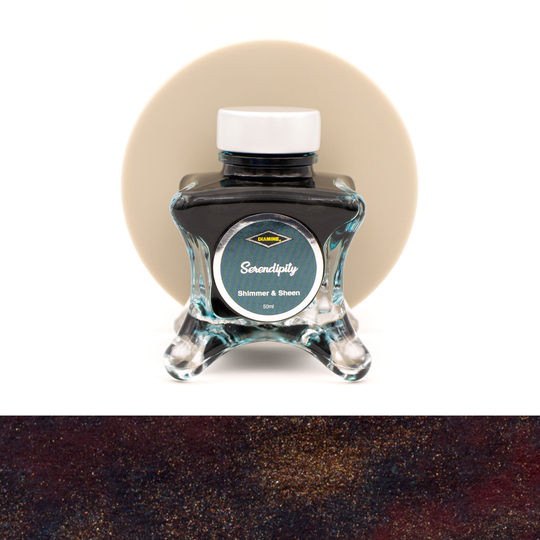 Diamine Inkvent Serendipity Inchiostro 50 ml Green Edition Shimmer & Sheen