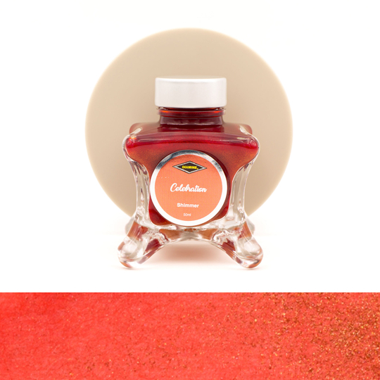 Diamine Inkvent Celebration Inchiostro 50 ml Green Edition Shimmer