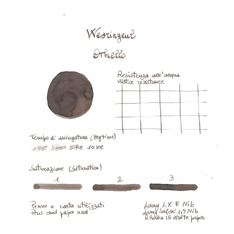 Wearingeul Wearingeul William Shakespeare Othello Ink Bottle 30 ml