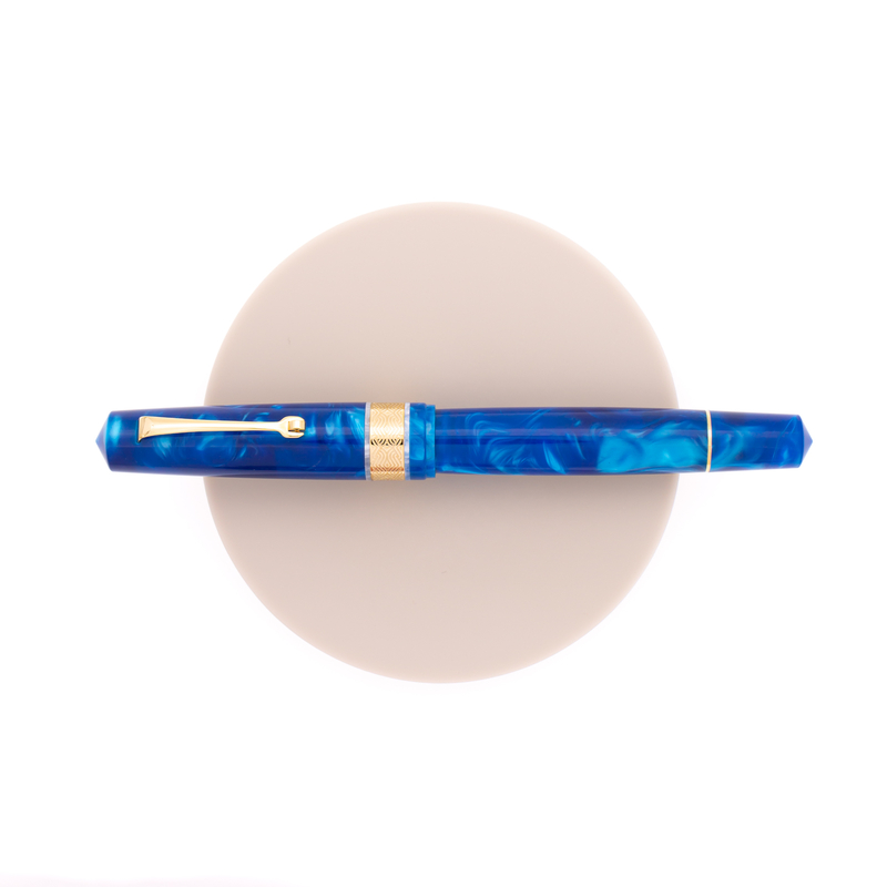 Leonardo Officina Italiana Leonardo Momento Magico Penna Stilografica Pithecusa & Oro 14 KT