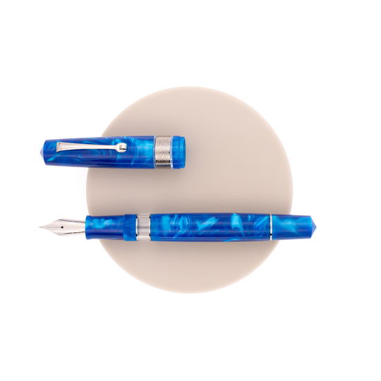 Leonardo Momento Magico Fountain Pen Pithecusa & Rhodium 14 KT