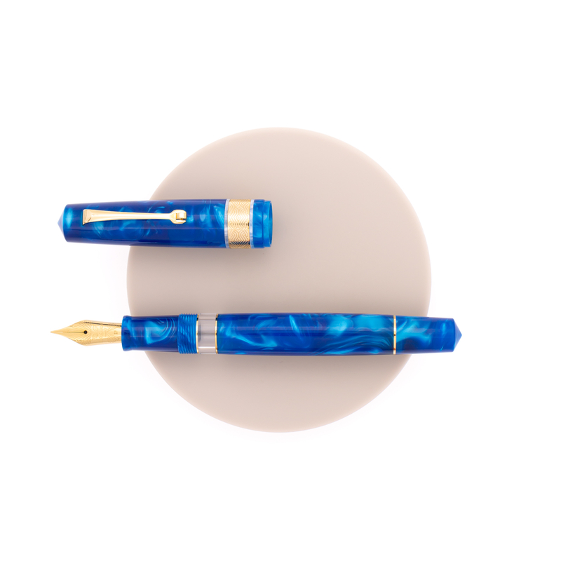 Leonardo Officina Italiana Leonardo Momento Magico Penna Stilografica Pithecusa & Oro 14 KT
