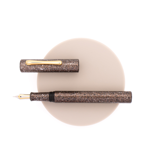 Taccia Granite Stone Fountain Pen Brown