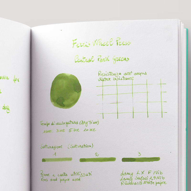 Ferris Wheel Press Ferris Wheel Press Central Park Greens Ink Bottle 38 ml