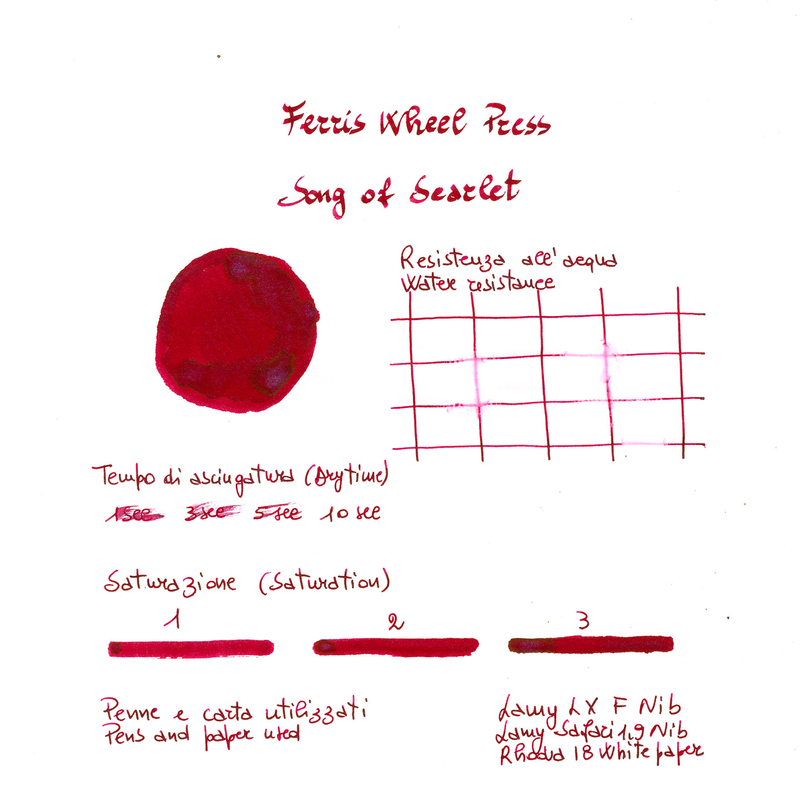 Ferris Wheel Press Ferris Wheel Press Once Upon a Time Song of Scarlet Inchiostro 20 ml