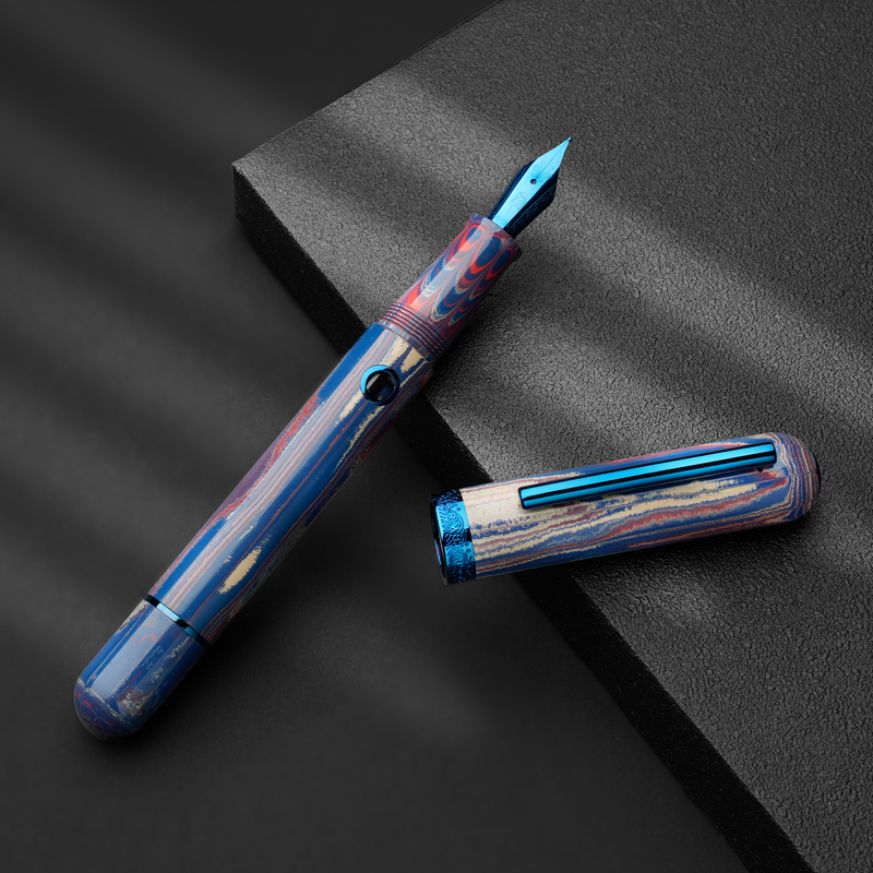 Nahvalur Nahvalur Nautilus Penna Stilografica The Blue Ringed Edizione Limitata