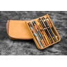 Galen Leather Galen Leather Magnum Opus 6 Slots Pen Case Crazy Horse Brown