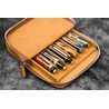 Galen Leather Galen Leather Magnum Opus 6 Slots Pen Case Crazy Horse Brown