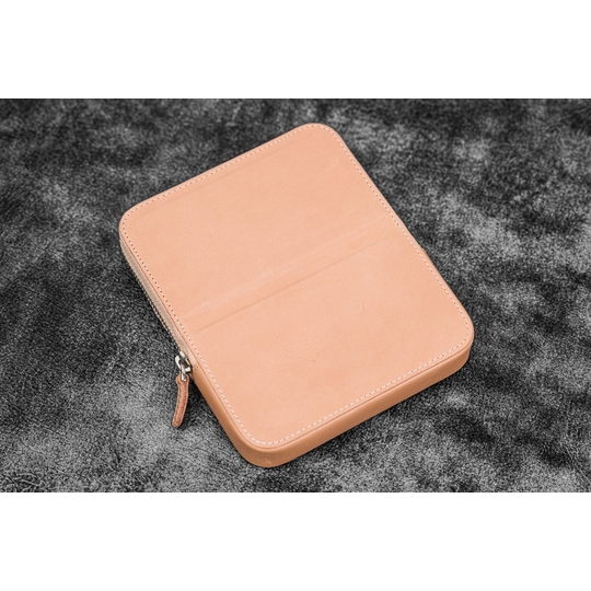 Galen Leather Magnum Opus 6 Slots Pen Case Undyed Leather