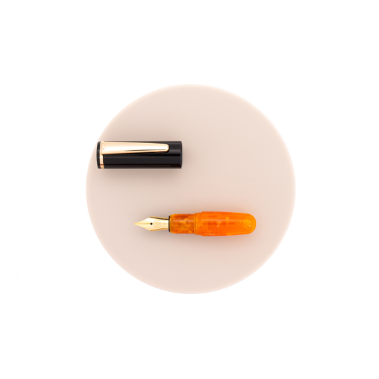 Wancher PuChiCo Fountain Pen Black Chocolate Orange