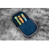 Galen Leather Galen Leather Magnum Opus 3 Slots Pen Case Crazy Horse Navy Blue