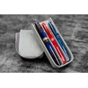 Galen Leather Galen Leather Magnum Opus 3 Slots Pen Case Crazy Horse Smoky Grey