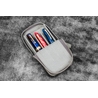 Galen Leather Galen Leather Magnum Opus 3 Slots Pen Case Crazy Horse Smoky Grey