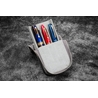Galen Leather Galen Leather Magnum Opus 3 Slots Pen Case Crazy Horse Smoky Grey