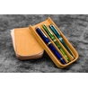 Galen Leather Galen Leather Magnum Opus 3 Slots Pen Case Undyed
