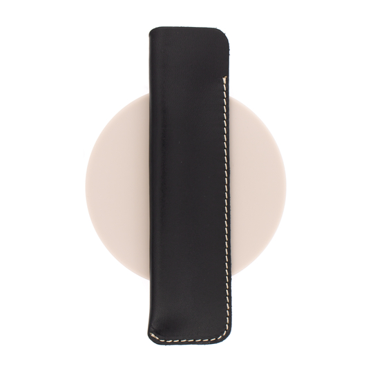 Galen Leather Sleeve for 1 Pen Black