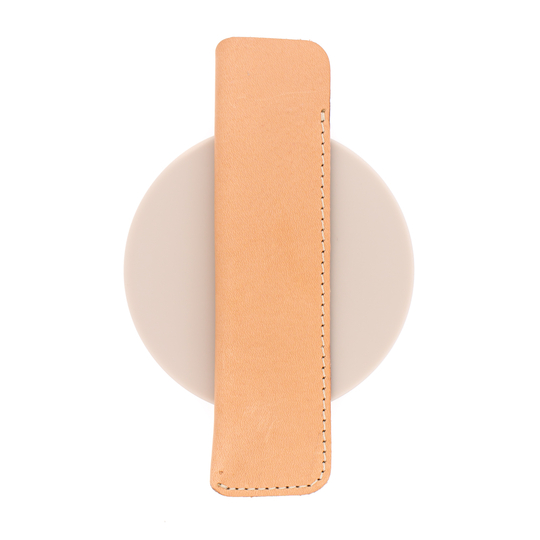 Galen Leather Sleeve for 1 Pen Undyed