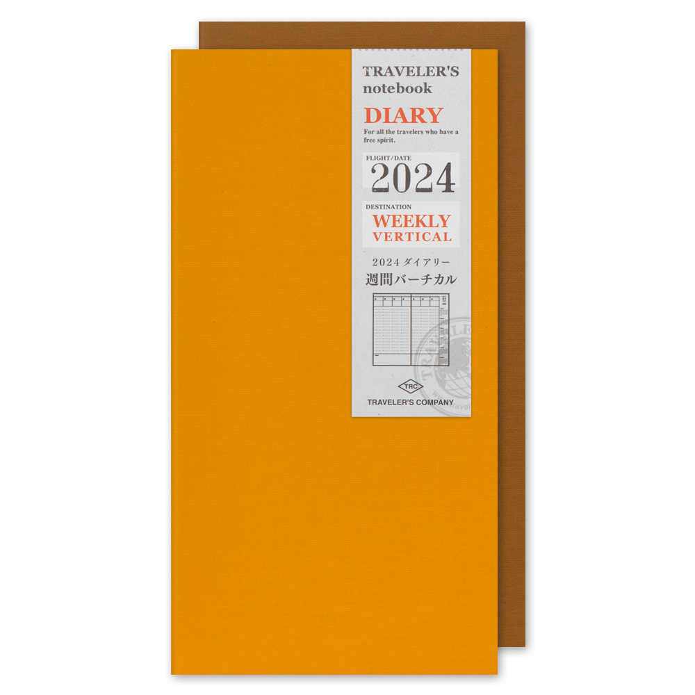 Traveler's Notebook Agenda 2024 Settimanale Verticale Regular Size
