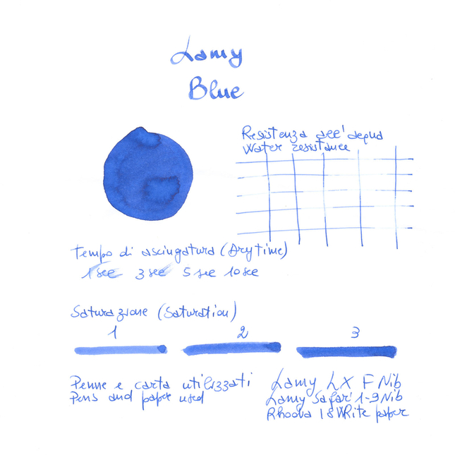 Lamy T10 Blu 5 Cartucce