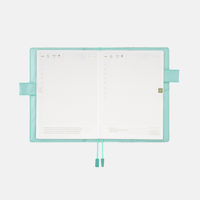 Hobonichi Hobonichi Gingham (Black) A5 [Cover Only]